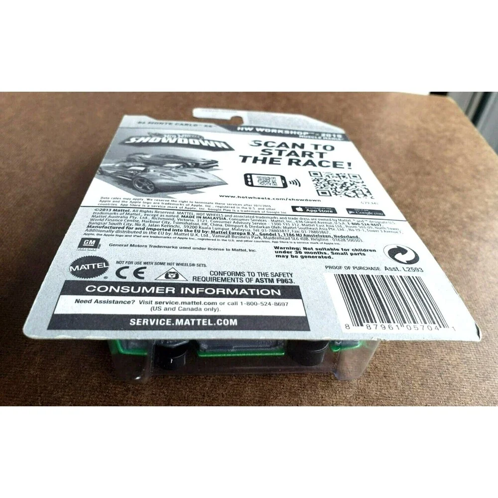 2015 Hot Wheels '86 MONTE CARLO Green HW Workshop Muscle Mania 230/250 Black PR5